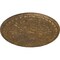 Ekena Millwork Raymond Ceiling Medallion (Fits Canopies up to 5 3/8"), Hand-Painted Rubbed Bronze, 18"OD x 1 1/4"P CM18RA2RZS - alternate 2